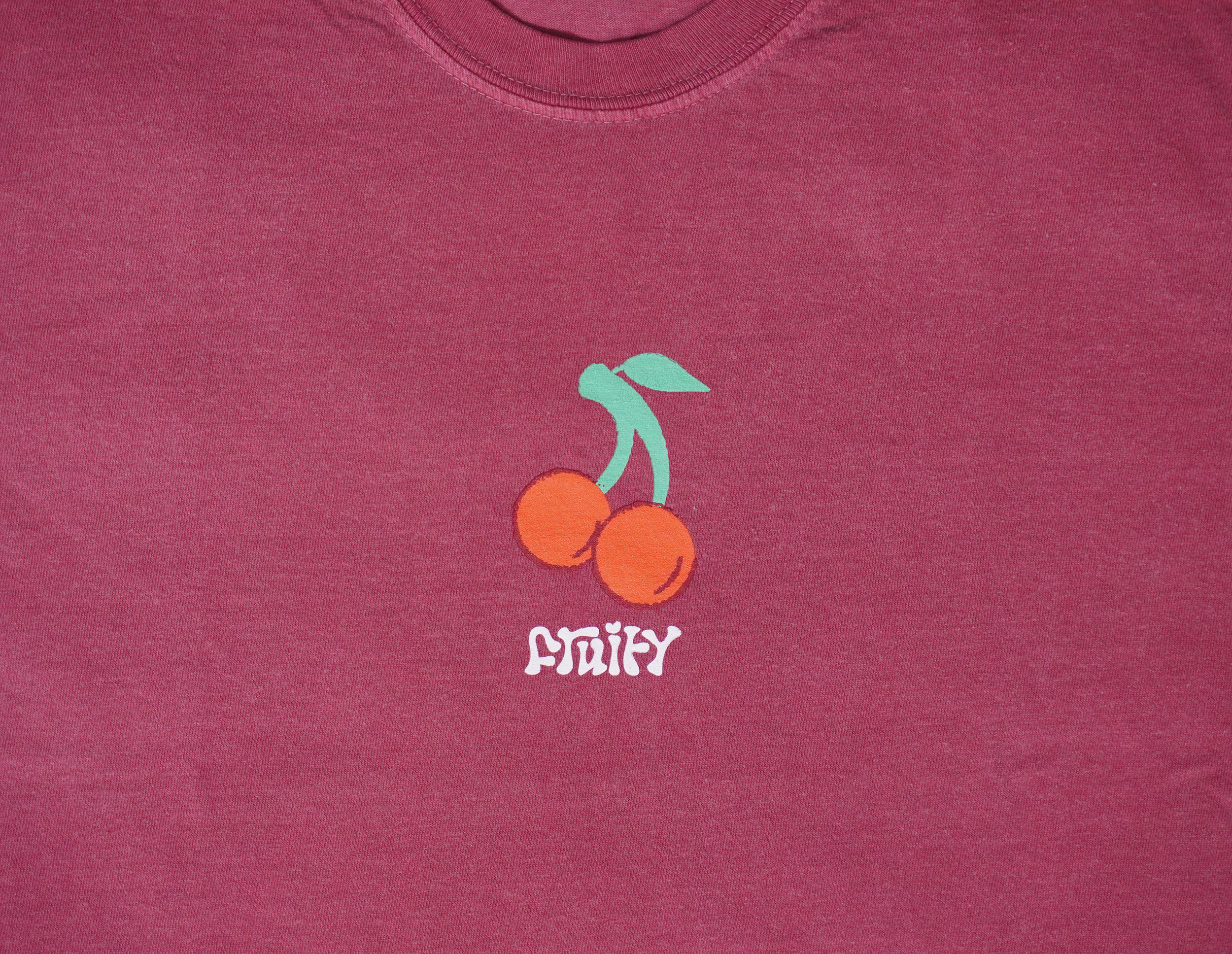 Cherry Fruity Shirt Crimson T-Shirt Subtle Gay Pride Queer Fashion LGBTQ Clothing Inclusive Apparel
