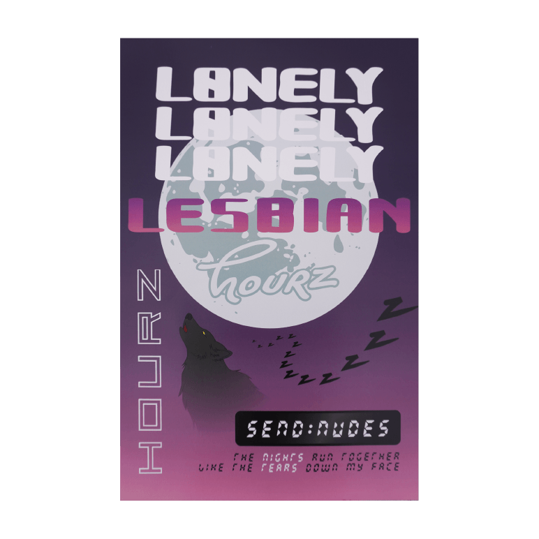 LONELY LESBIAN HOURS POSTER